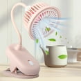 thumbnail image 1 of Yyuenw Desktop Small Fan Clip on Small Mini Fan, Portable Usb Battery Operated Rechargeable Quiet Flexible Neck Great for Bed Office Car Dorm Travel, 1 of 5