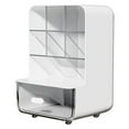thumbnail image 1 of Yyuenw Desktop Storage Box, 6-Compartment + 1-Drawer Pen Holder, Storage Accessory for Office and Home, and (White), 1 of 6