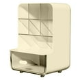 thumbnail image 1 of Yyuenw Desktop Storage Box, 6-Compartment + 1-Drawer Pen Holder, Storage Accessory for Office and Home, and (Yellow), 1 of 6