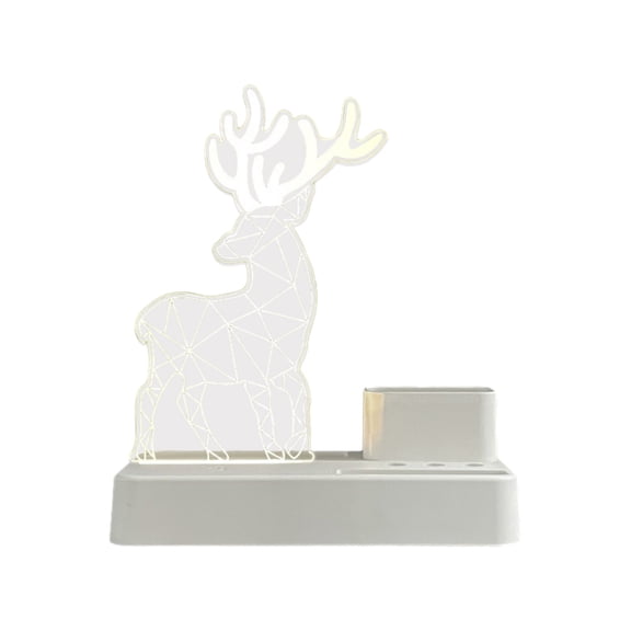Yyuenw Desktop Storage Box, Creative Night Light Pencil Holder, Romantic Desktop Storage, Perfect Gift for Family