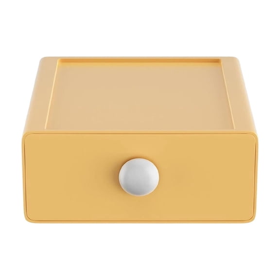 Yyuenw Desktop Storage Box, Multifunctional Drawer-style Storage Box Ideal for Desk and Cosmetics Storage