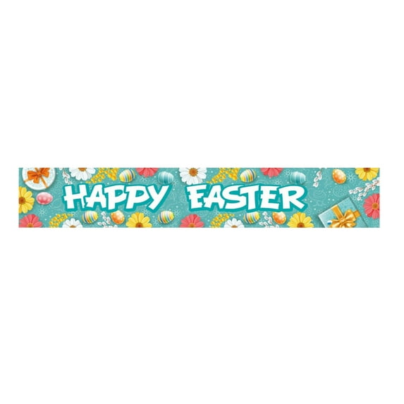 Clearance Under $5!Yyuenw Garden Decoration Easter Banner Flag Happy Easter Holiday Decoration Banner,Easter Decorations