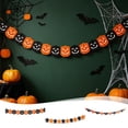 thumbnail image 1 of Yyuenw Halloween Paper Hanging Decorations 118in Spider Pumpkin Tissue Garland, Party Ceiling Wall Decor for Home, Classroom, 1 of 6