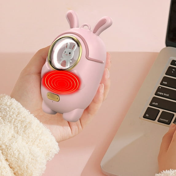 Yyuenw Hand Warmers Rechargeable Cute Pet Warm Hands Portable Mini Warm Hands USB Charging Ruitu Warm Hands, 2-speed Temperature, Fast Heating for Outdoors, Camping, Hunting, Golf, Fishing Xmas Gifts