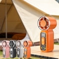 thumbnail image 1 of Yyuenw Handheld Fan, High-Power Turbine Fan with Digital Display & USB Rechargeable, Ideal for Outdoor and Travel, 1 of 6