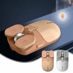 Yyuenw Intelligent Voice Wireless Mouse, Rechargeable, Dual-Mode, Macro Programming, Multi-Language Typing & Translation Support