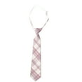 thumbnail image 1 of Yyuenw Kid Necktie Pre-Tied Adjustable Neck Strap Tie Plaid Tie for Student Graduation School Uniforms Unisex Boys Girls Uniform Costumes Neckties, 1 of 2