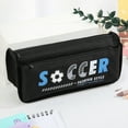 thumbnail image 1 of Yyuenw Large Capacity Pencil Case Three Zipper Layer, Sports Style Pencil Pouch, High Appearance Level Succinct Storage Pen Bag With Handle Portable Pen Bag for Office Travel Holder Box, 1 of 5