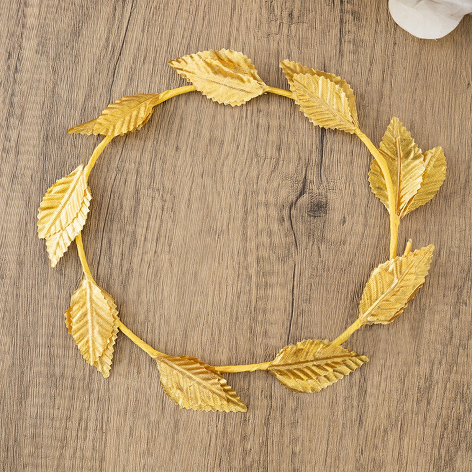 Yyuenw Laurel Wreath Crown Roman Leaf Headband Gold Greek Headpiece Goddess Costume for Women ...