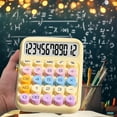 thumbnail image 1 of Clearance Under $5!Yyuenw Mechanical Pushbutton Calculator,12 Digit Large LCD Display, Easy to Press Mechanical Switch Calculator,4 Function Office Supplies for Home and School, 1 of 1
