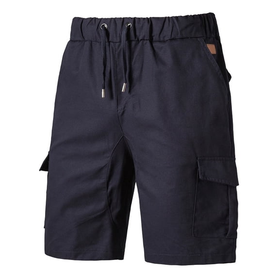 Yyuenw Men's Camo Cargo Shorts Cotton Casual Loose Shorts with Multi-Pocket for Outdoor Hiking