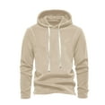 thumbnail image 1 of Chiccall Mens Fleece Hoodie Long Sleeve Drawstring Soft Hooded Sweatshirts Warm Casual Athletic Workout Pullover with Pocket, 1 of 6