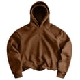 thumbnail image 1 of Chiccall Mens Fleece Hoodie Oversized Long Sleeve Solid Hooded Sweatshirts Casual Fashion Athletic Pullover, 1 of 6