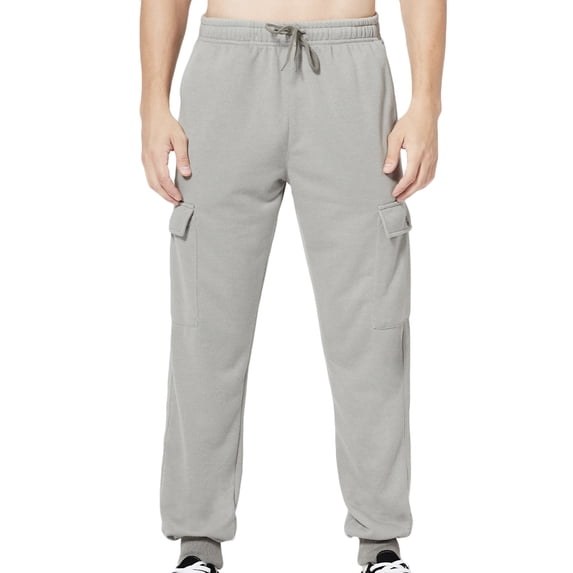 Dvprdro Mens Sweatpants Cargo Elastic Waist Drawstring Casual Athletic Pants Closed Bottom Trousers Gym Workout Joggers with Pockets