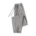 thumbnail image 1 of Dvprdro Mens Washed Cotton Sweatpants Closed Bottom Elastic Waist Casual Baggy Pants Drawstring Fashion Joggers with Pockets, 1 of 3