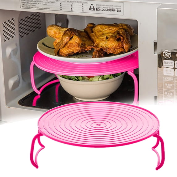 Clearance Under $5!Yyuenw Microwave Steamer Tray Steaming Rack Microwave Rack Plate Cover Plastic Steamer Rack Food Tray Shelf for Oven Pressure Cooker Kitchen Accessory