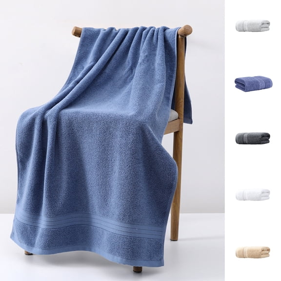 Yyuenw Oversized Bath Towels For Adults Big Towels Oversized Extra Large Bath Luxury Bath Towels-All Cotton-Ultra Soft-Thick-Absorbent-Quick Dry - Home-Pool- Yoga- Hotel-Shower 24*47 inches