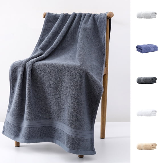 Yyuenw Oversized Bath Towels For Adults Big Towels Oversized Extra Large Bath Luxury Bath Towels-All Cotton-Ultra Soft-Thick-Absorbent-Quick Dry - Home-Pool- Yoga- Hotel-Shower 24*47 inches