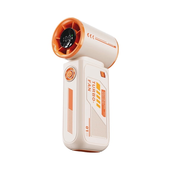Up to 65 off!Yyuenw Portable Handheld Turbo Fan with Digital Display, 100 Speeds, Rechargeable Battery Operated Small Fan for Travel/Outdoor/Home/Office/Makeup/Gift