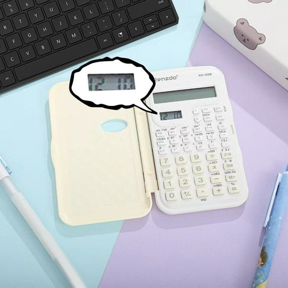 Yyuenw School Supplies on Clearance!Color Flip Function Calculator Display For Primary And Secondary School Students Exam Special Mathematical Computer Small Mini Portable,Office Supplies,Gift for Stu