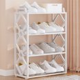 thumbnail image 1 of Yyuenw Shoe Rack, Shoe Rack Shoe Rack Organizer Four Tier Shoe Rack Daily Use Bedroom Closet Entryway Bedroom, 1 of 6