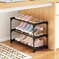 thumbnail image 1 of Yyuenw Shoe Rack, Shoe Rack Shoe Rack Storage Organizer With 3 Tiers Metal Shelves For Bedroom Closets Entry Dorm Room, 1 of 7