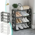 thumbnail image 1 of Yyuenw Shoe Rack, Shoe Rack Shoe Rack Storage Organizer With 4 Tiers Metal Shelves For Bedroom Closet Entry Dorm Room, 1 of 7