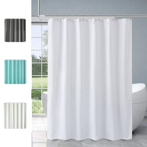 Yyuenw Shower Curtain, Shower Curtain, Design And Polyester, Quick-Drying, Weighted Hem, Short Shower Curtains Set For Bathroom, And Washable ,Home Decor
