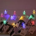thumbnail image 1 of Yyuenw Star String Lights 5Ft 10 LED Fairy Lights Battery Operated Indoor Outdoor Twinkle Christmas Lights for Bedroom Party Wedding Xmas Tree Decoration, 1 of 6