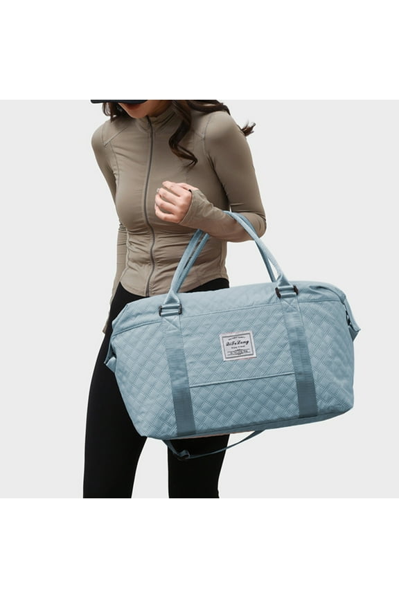 Travel Duffel Bag, Shoulder Weekender Overnight Bag for Women, Overnight Gym Carry On Tote Bag with Wet Pocket, Hospital Mom Bag for Labor and Delivery