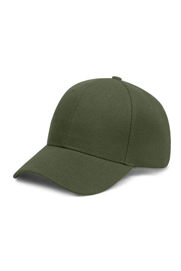 Unisex Classic Baseball Cap, Adjustable Solid Color Canvas Running Hat , Casual Sun Protection Hat for Everyday, Sports Travel