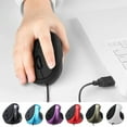 thumbnail image 1 of Yyuenw Wired Ergonomic Vertical Mouse, 6 Buttons, 3 Adjustable DPI Modes, Comfortable for Office and Work, 1 of 7