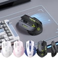 thumbnail image 1 of Yyuenw Wireless Gaming Mouse – 6-Button Dual-Mode Bluetooth, Mech-Inspired Design for PC Gamers, 1 of 7