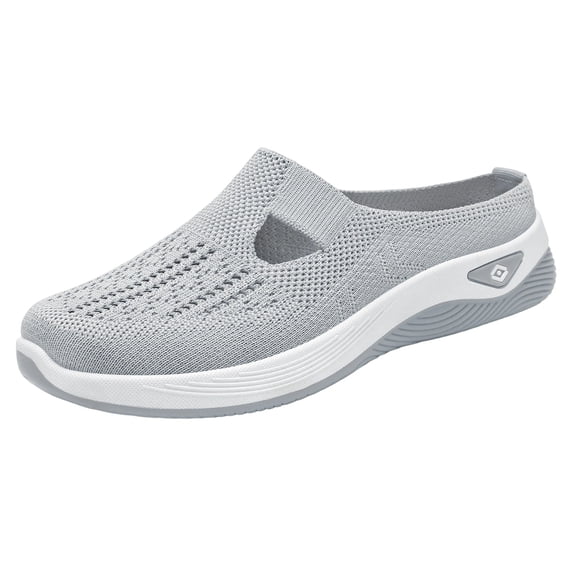 Yyuenw Women Mesh Slip On Mule Clogs Backless Walking Platform Casual Slide Shoes