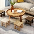 thumbnail image 1 of Yyuenw Wooden Step Stool,Small Stool Household Living Room Coffee Table Short Stool Small Wooden Stools,Perfect Matched Sensory Table Great Assistant, 1 of 5