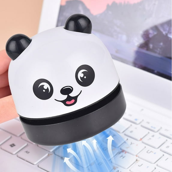 Yzans Desktop Vacuum Cleaner USB Rechargeable 3.7x3.3x3.3in,High Suction Mini for Desk Home Cleaning Portable