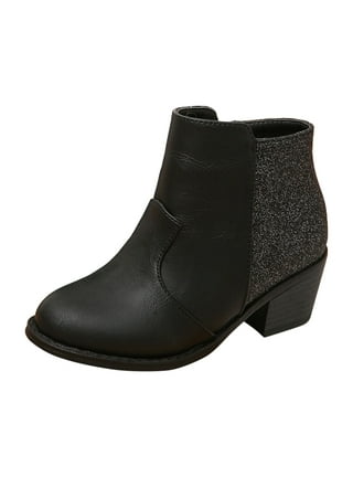 Girls Black Ankle Boots