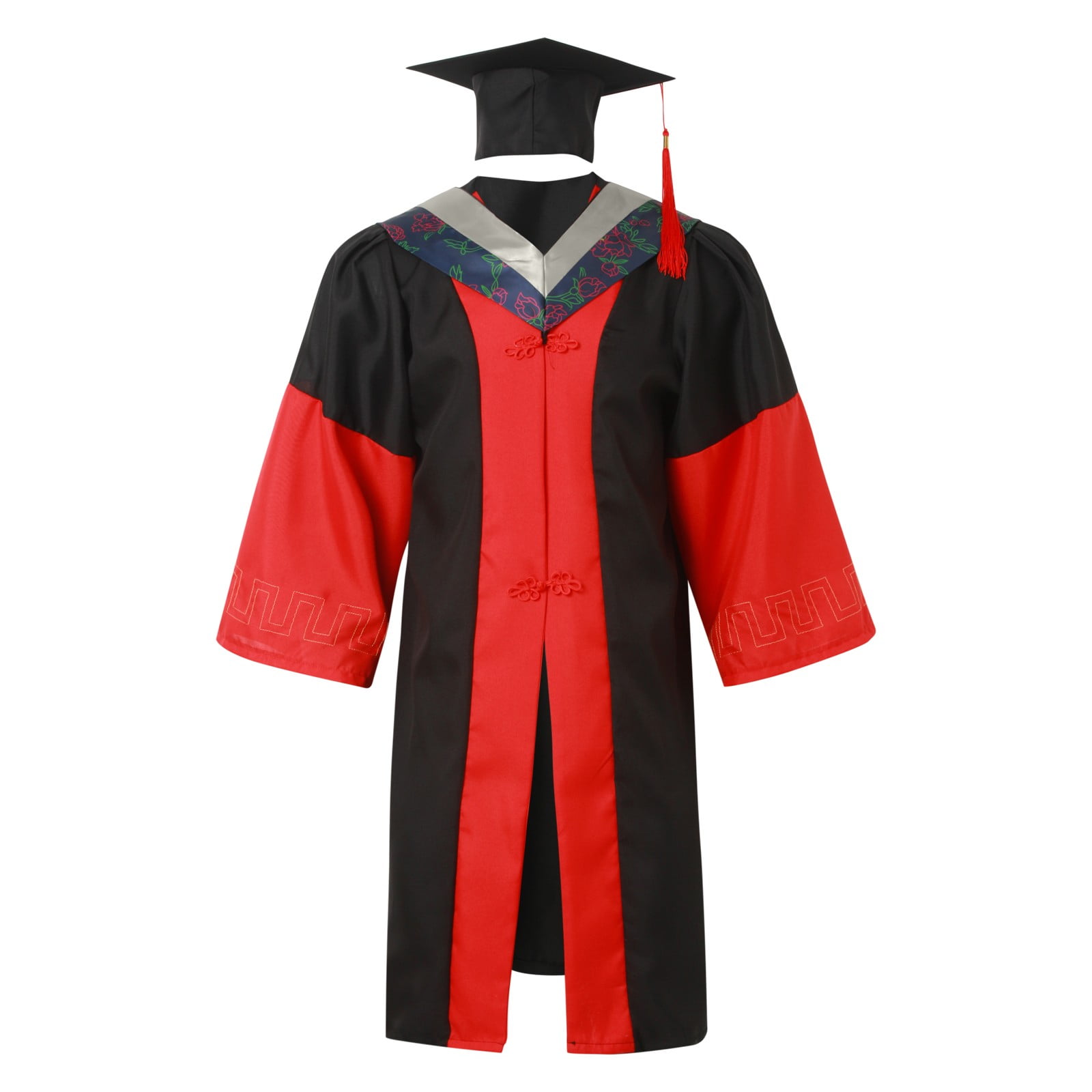 Yzengfg Graduation Master Cap And Gown With 2024 Year Master Unisex For