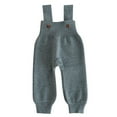 thumbnail image 1 of Yzengfg Baby Knit Jumpsuit Overalls Baby Girl Suspender Sweater Jumpsuit Romper Pants Fall Winter Outfits,0 Months-3 Months, 1 of 4