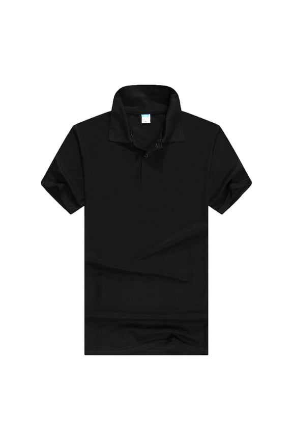 Men's Lapel Overalls T Shirt Short Sleeved Building Materials Workwear Is Dry