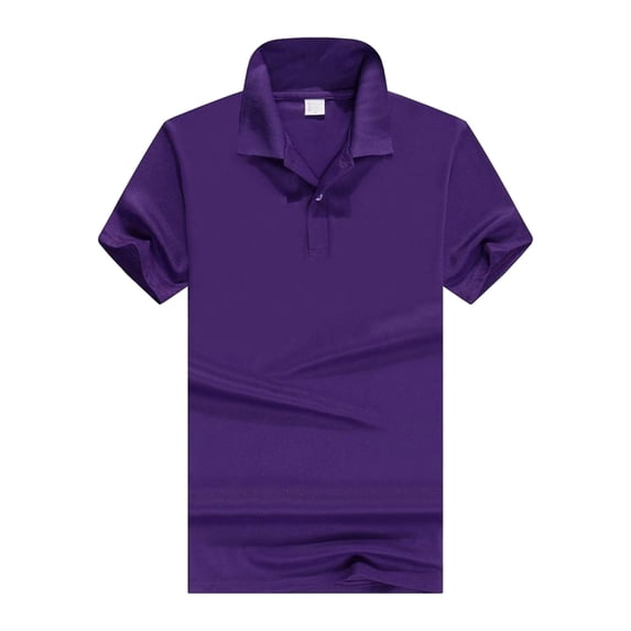 Yzengfg Men's Lapel Overalls T Shirt Short Sleeved Building Materials Workwear Is Dry