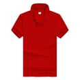 thumbnail image 1 of Yzengfg Men's Lapel Overalls T Shirt Short Sleeved Building Materials Workwear Is Dry, 1 of 5