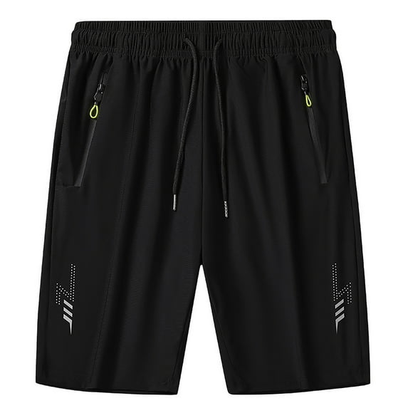 Yzengfg Men's Workout Running Shorts 7 Inch Lightweight Athletic With Zipper Pockets No Liner Quicking Dry Gym Active Shorts Men's Casual Pants