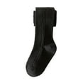 thumbnail image 1 of Yzengfg Toddler Kids Baby Girls Cotton Warm Full Leggings Knitted Tights Pantihose Stretchy Basic Full Length Pants Pantyhose For Spring Autumn Stocking Size 4-6 Years, 1 of 5