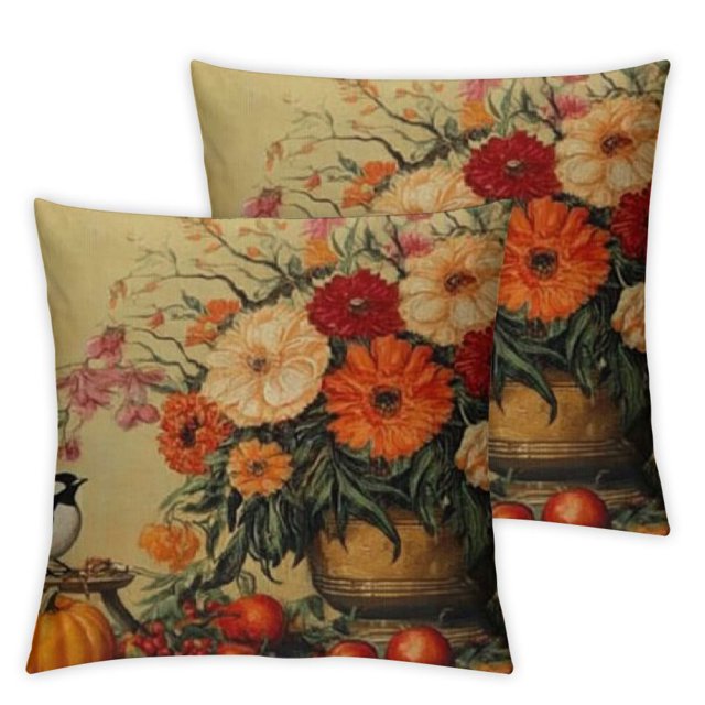Yzllo0ord Fall Pillow Covers Pillow Case for Sofa Couch Farmhouse