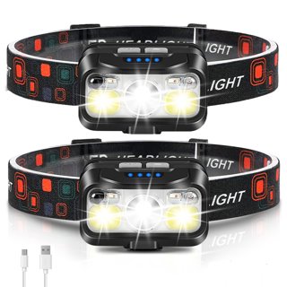 LED Headlamp, USB Rechargeable Headlamp with All Perspectives Induction,  Motion Sensor Headlamp Flashlight, Outdoor Waterproof Headlight for  Running