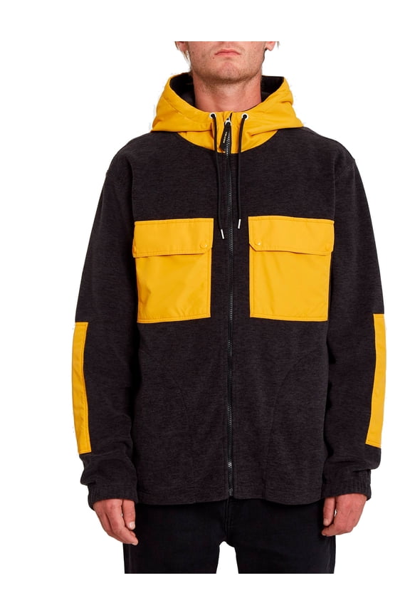 Yzzolater Lined Zip Full Zip Fleece [Black]