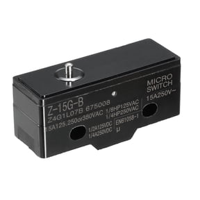 Z-15G-B 1NO + 1NC Slim Reed Snap Button Type Micro Action Switches