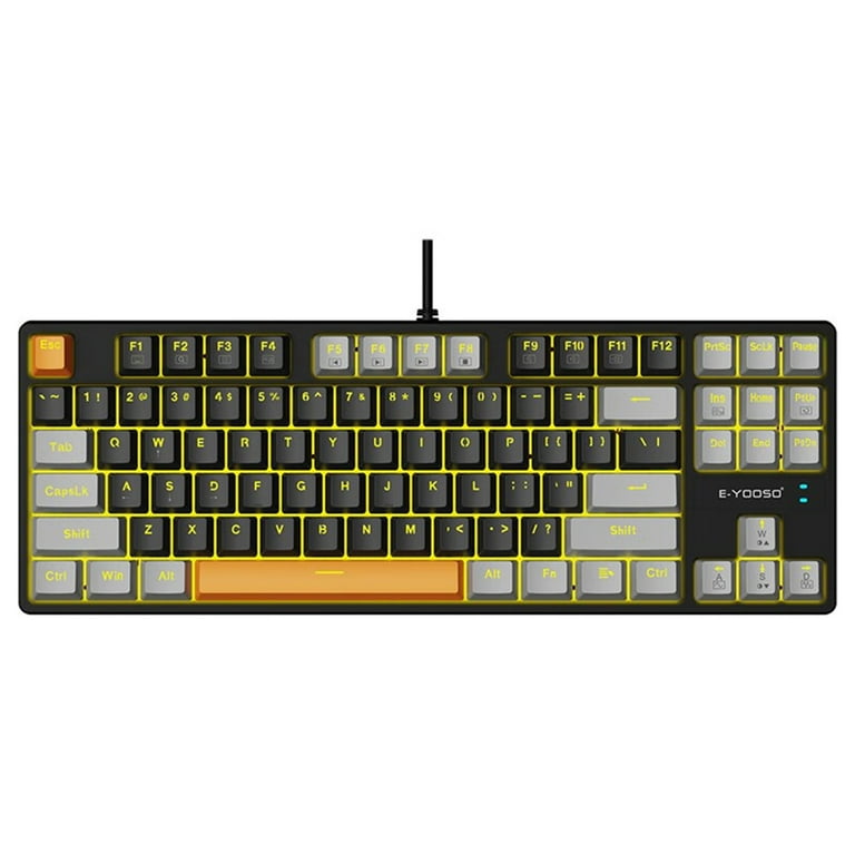 Z-87 Mechanical Gaming Keyboard 87 Key LED Backlit Wired