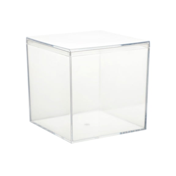Z-992 S Small Acrylic Storage Box With Lid For Party Gifts Toys Candy 6.5Cm Size Transparent Design Polypropylene Material #9rfK2